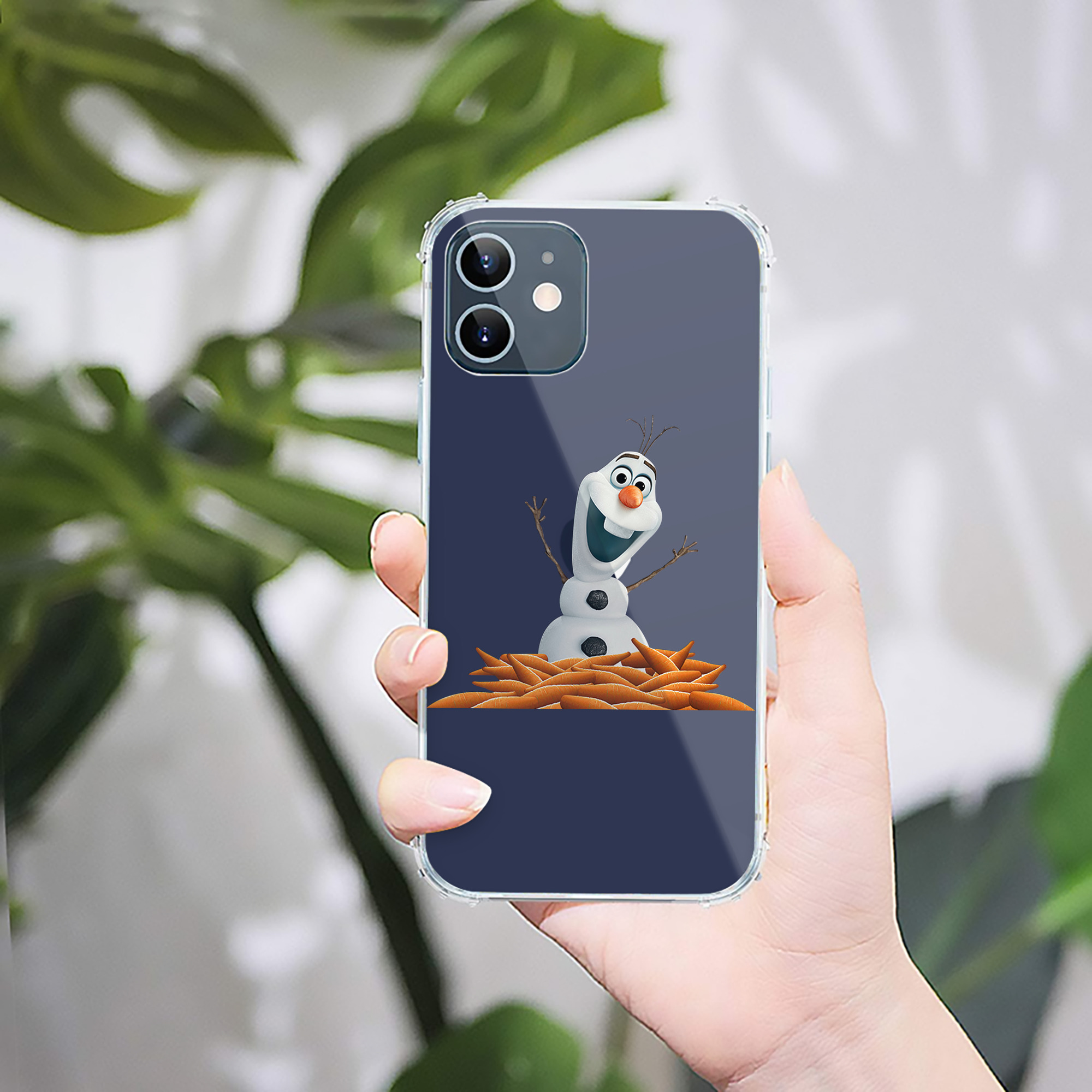 （画像用） アナと雪の女王 アンナ エルサ Frozen Anna Elsa 【iPhone 12シリーズ対応】透明スマホケース（クリアソフトケース）